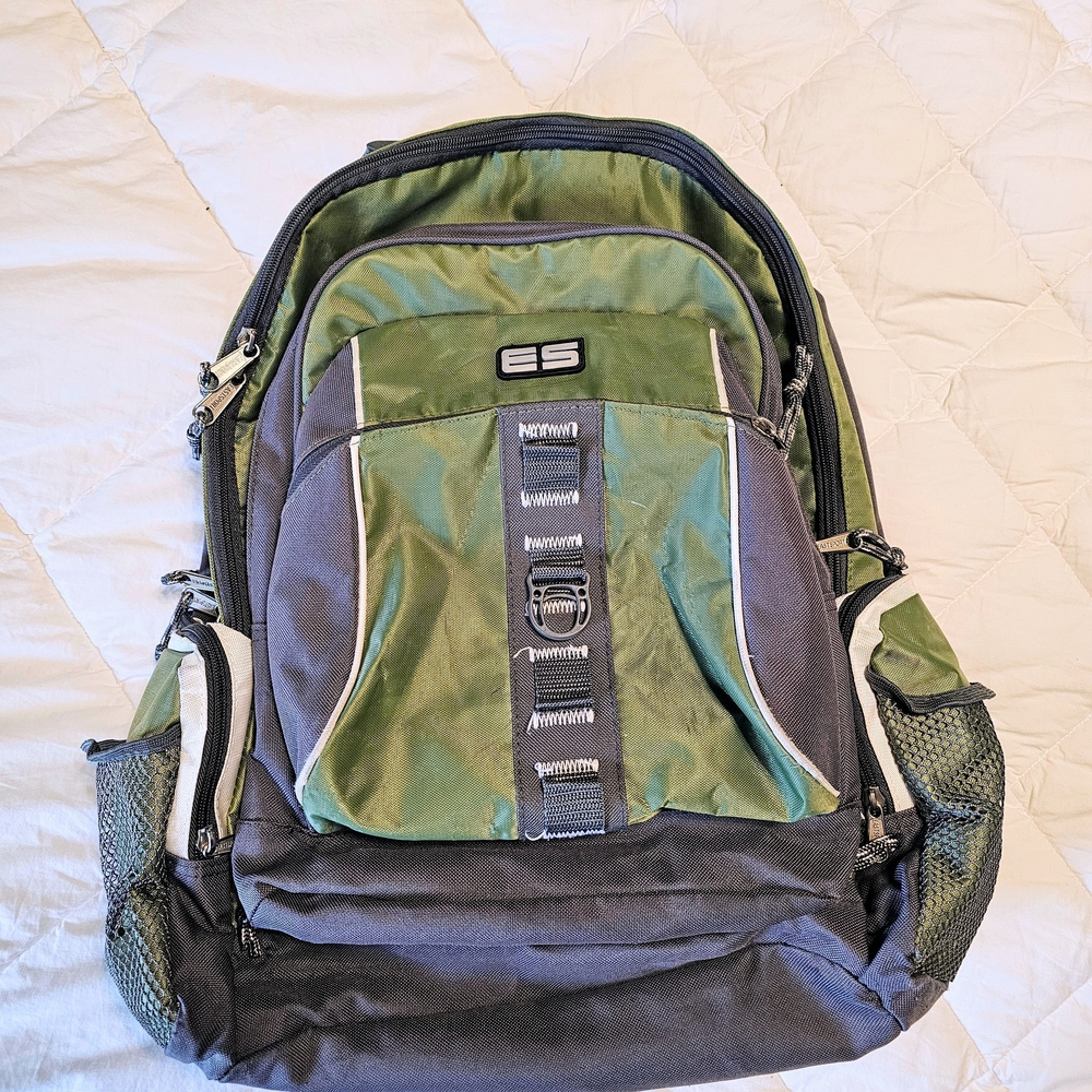 Backpack Bag With 8 Pockets